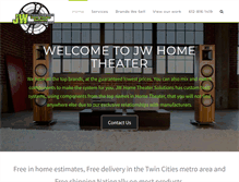 Tablet Screenshot of jwhometheater.com